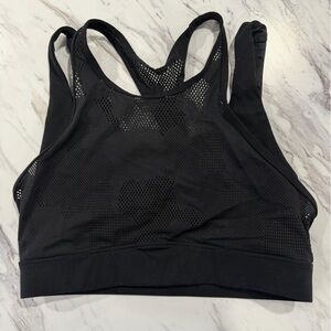 ZYIA Black Hidden Camo Sports Bra